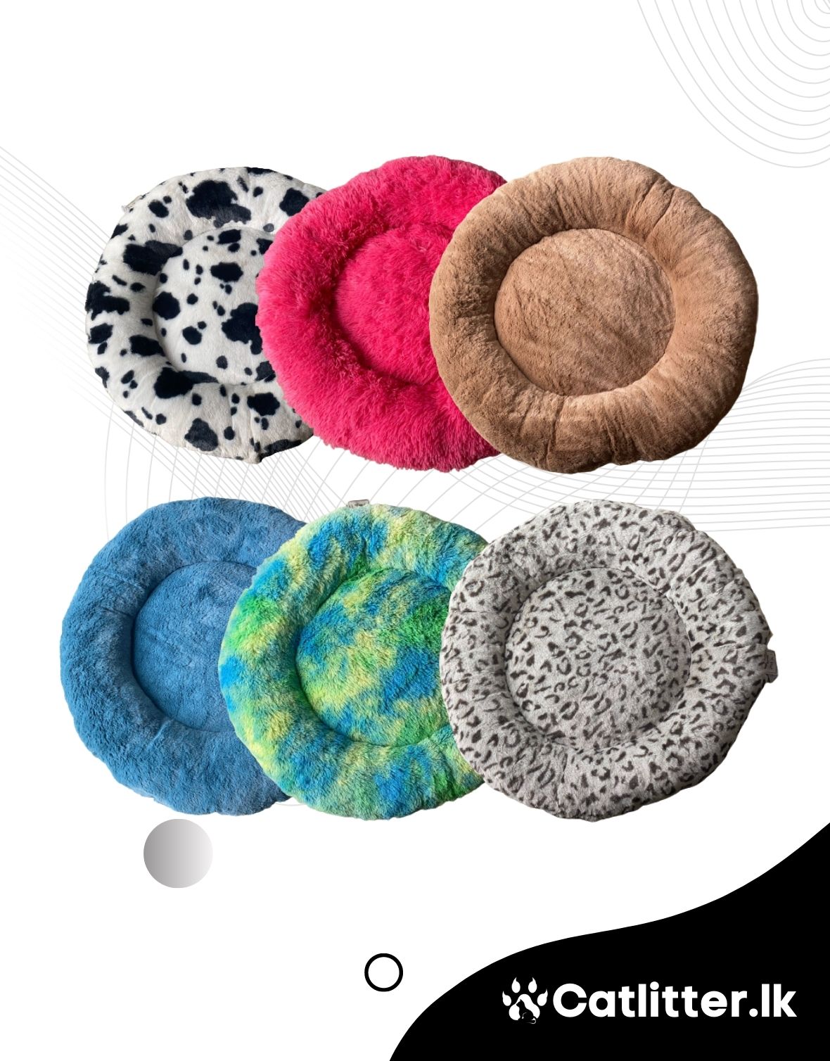 Bed For Cats & Dogs Random Colour