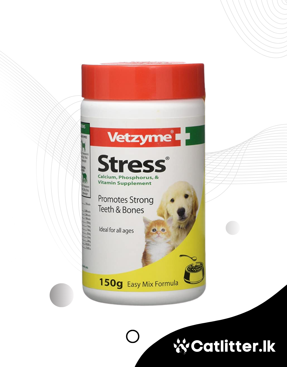 Vetzyme Stress Powder For Dogs and Cats