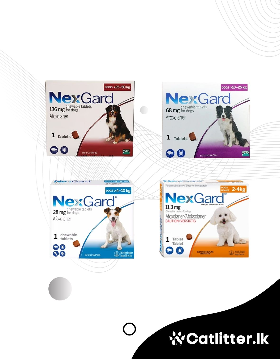 Nexgard Chewable Tablets for Dogs