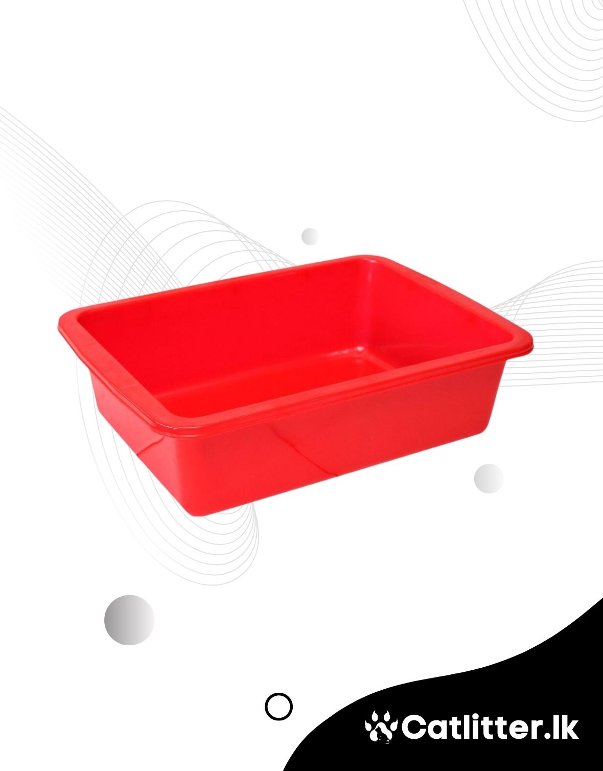 Basic Cat Litter Tray Assorted Colors