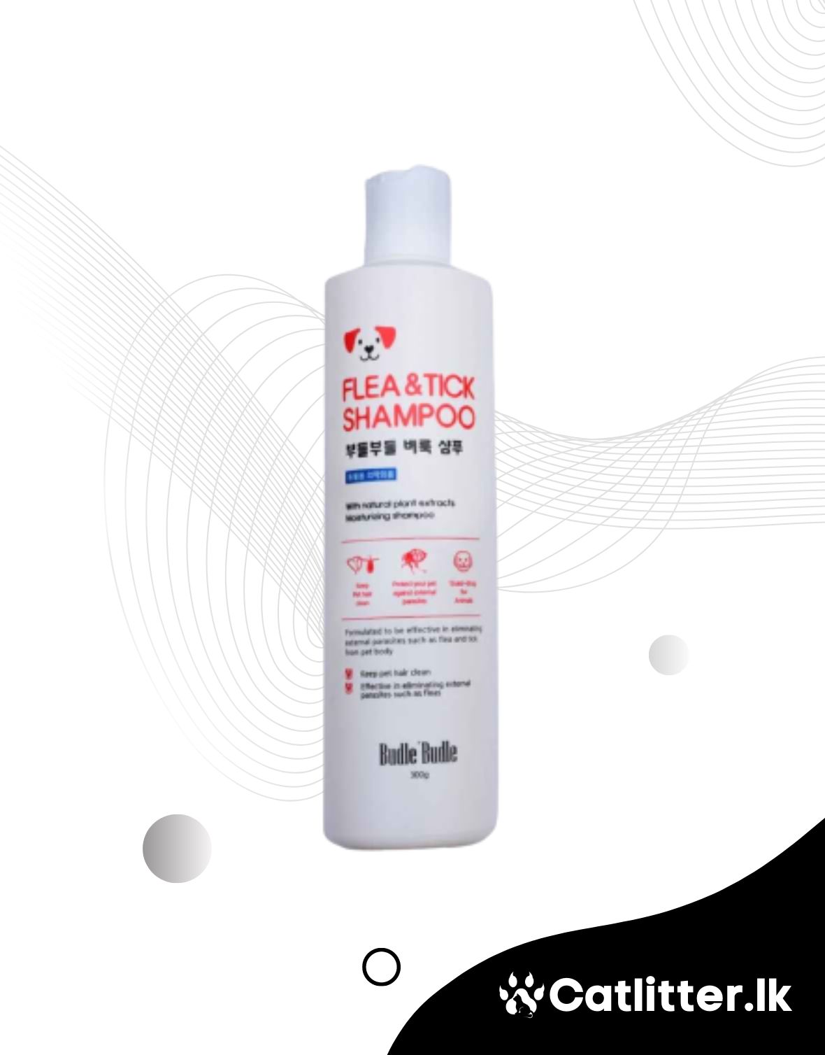 Budle-Budle Flea & Tick Shampoo 300g