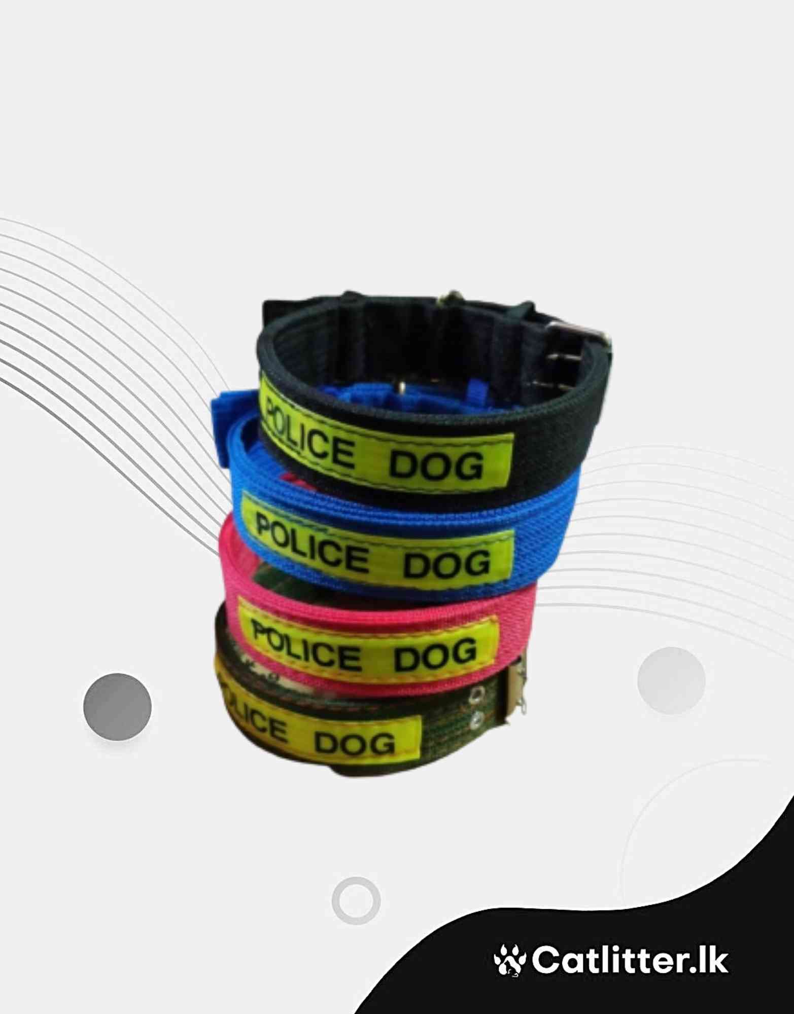 Police Dog Belt/Collar