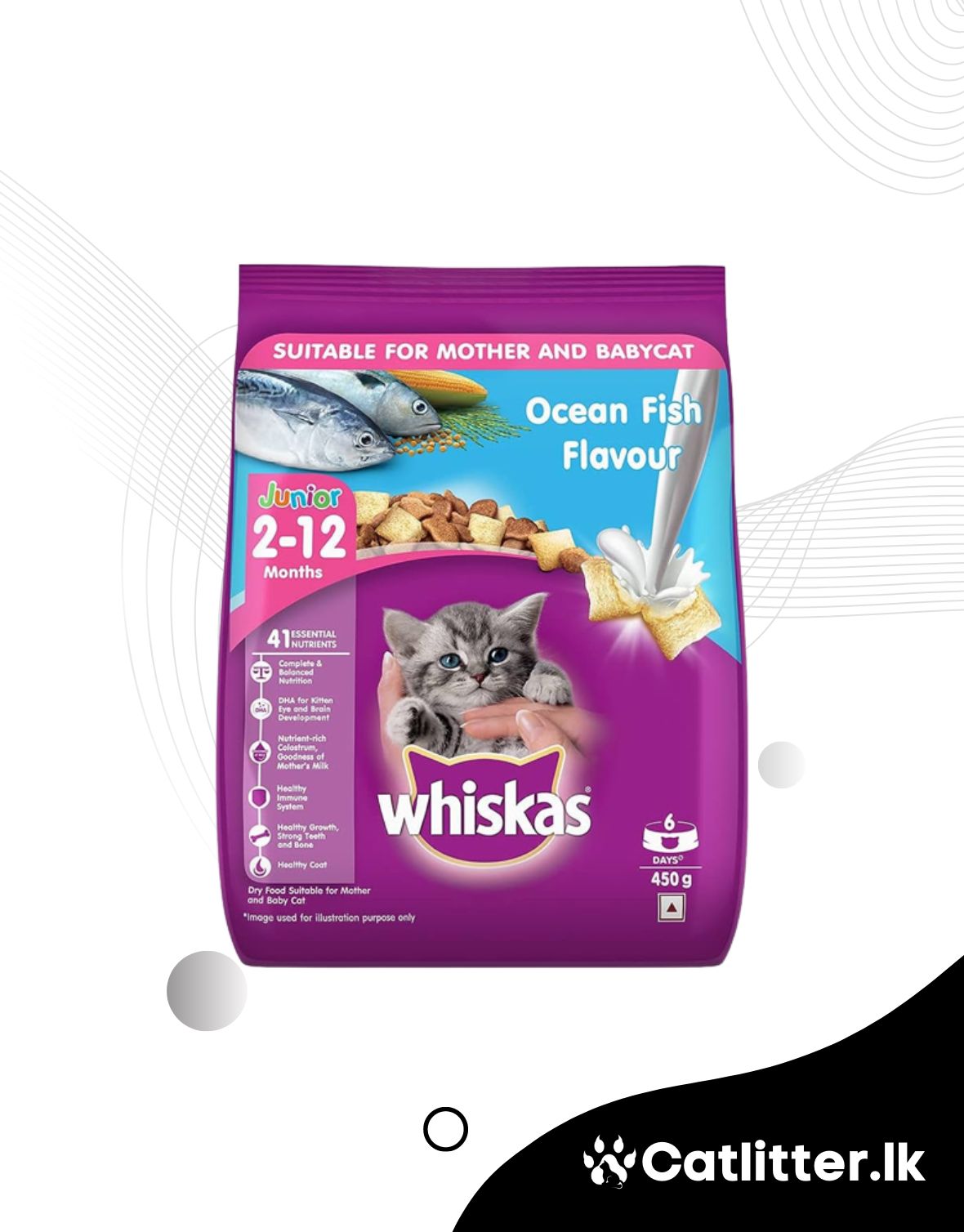 Whiskas Dry Food For Kitten (Mother and Baby)