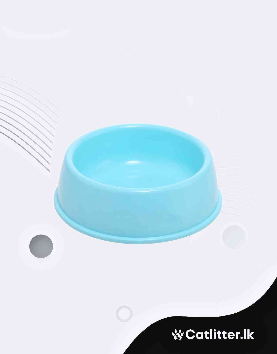 Plastic Food Bowl for Cats & Dogs