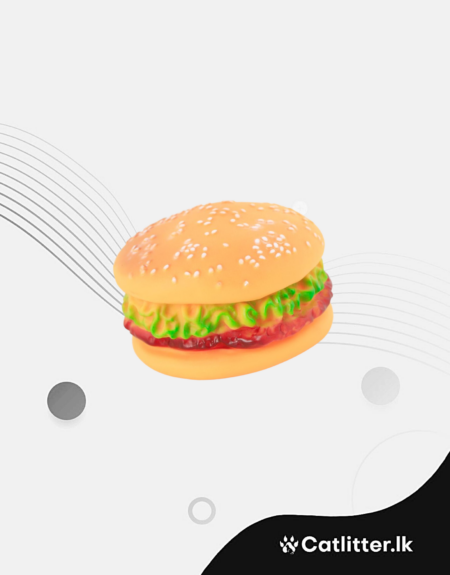 Hamburger Shape Dog Squeaky Toy