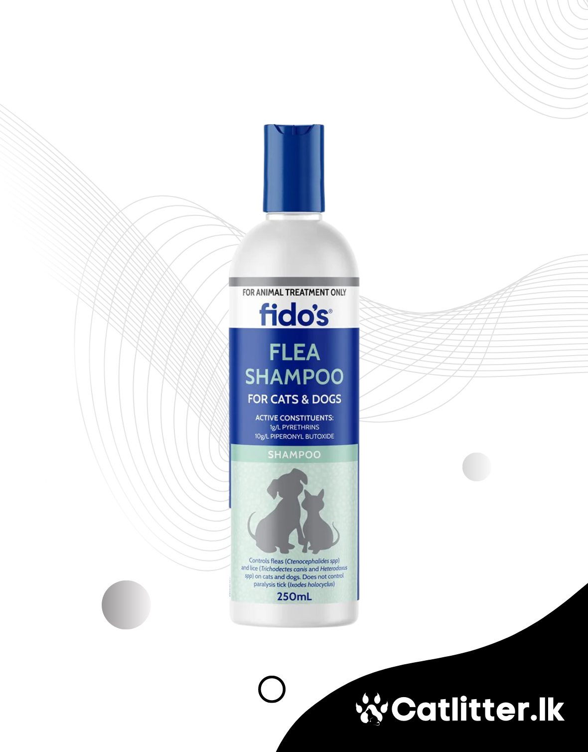 Fidos Flea Shampoo for Cats & Dogs