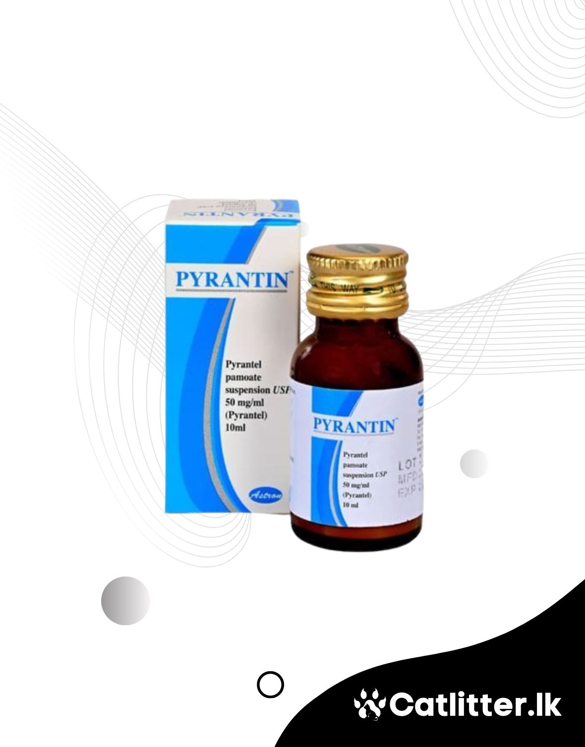 Pyrantin Syrup for Cat's & Dog's
