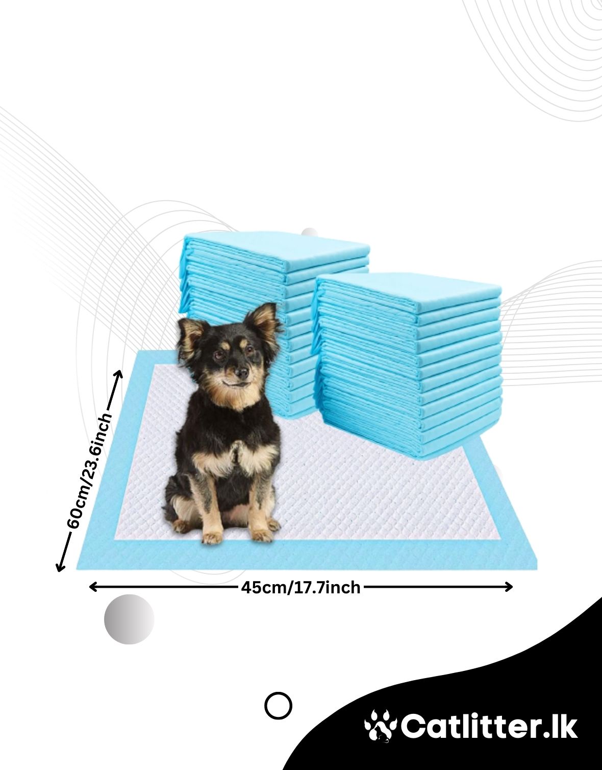 Pet Diaper Mat Training Pads (5 Pcs)