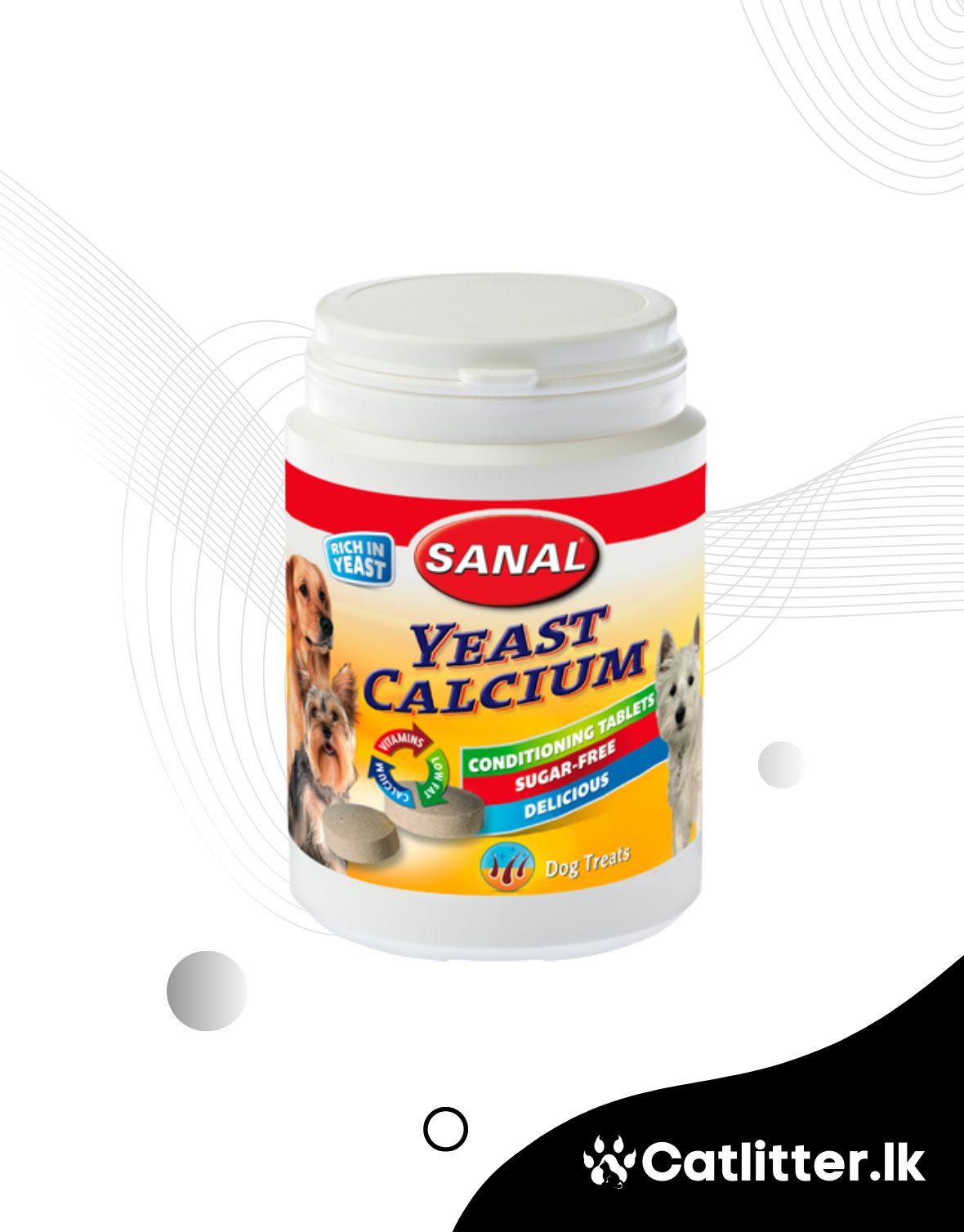 Sanal Yeast-Calcium Jar for Dogs
