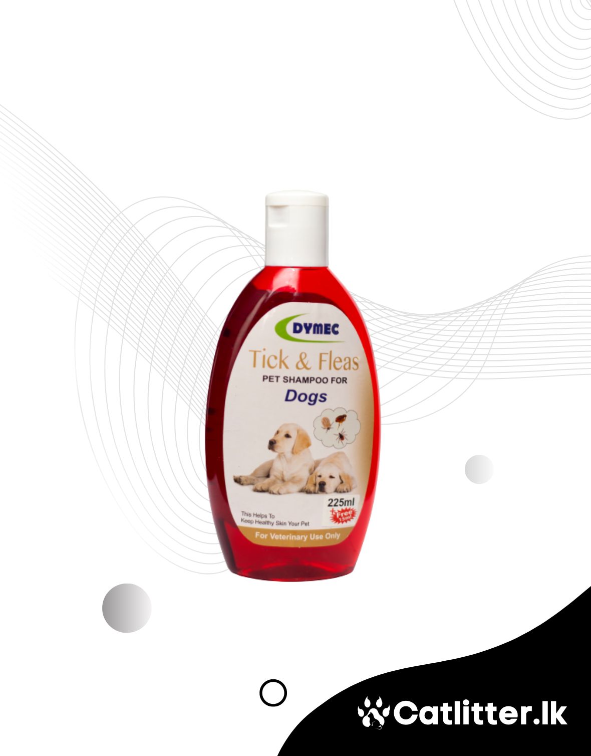 DYMEC Tick & Fleas Shampoo Cats & Dogs