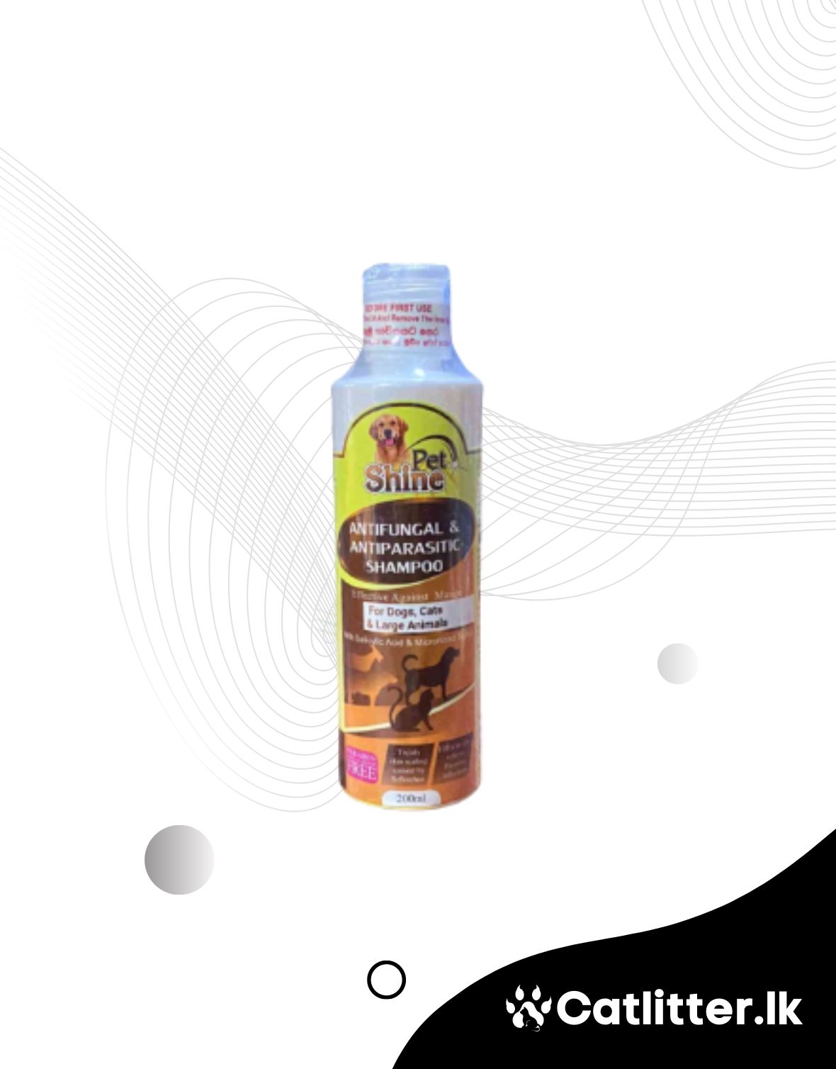 Pet Shine Antifungal & Antiparasitic Shampoo
