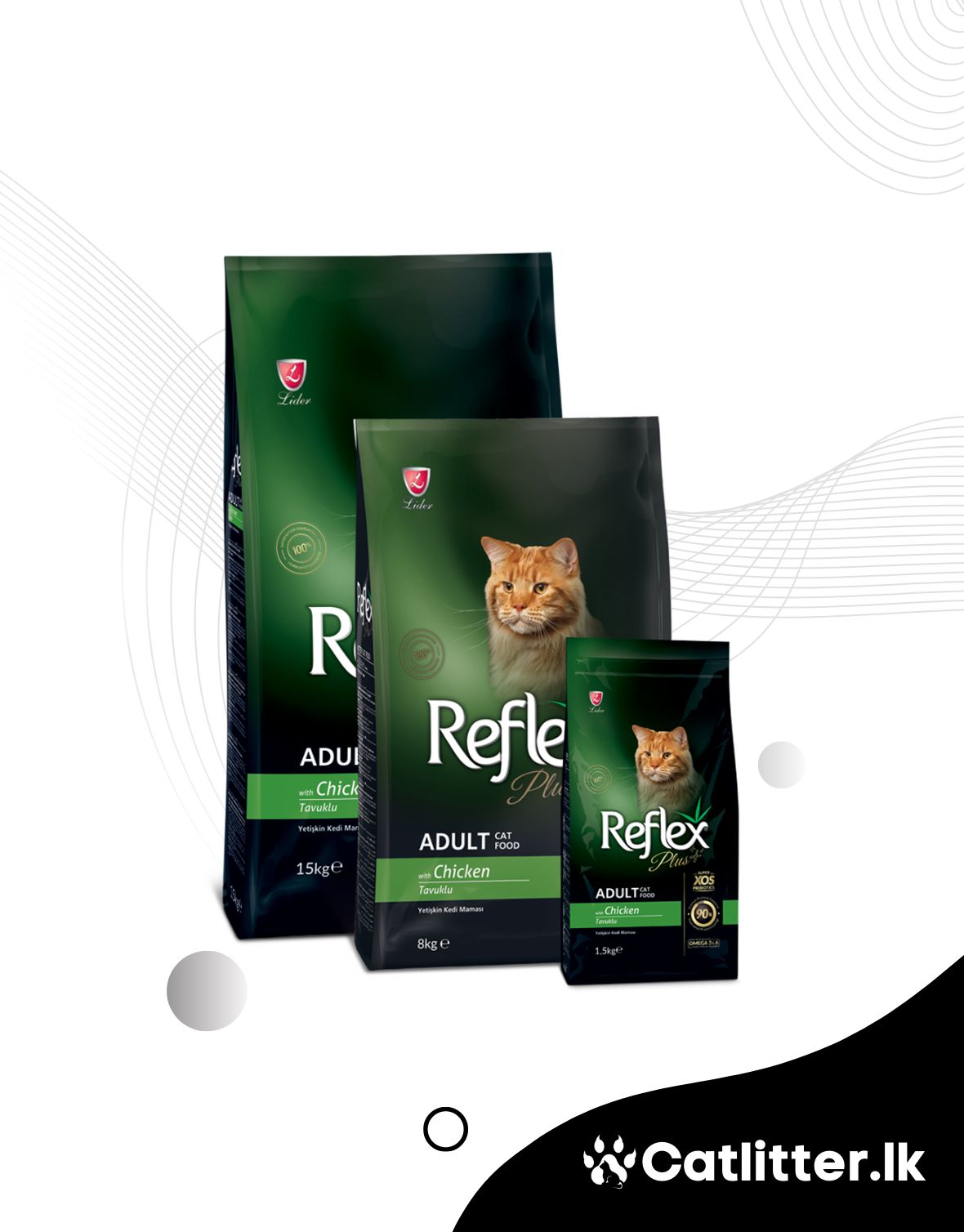 Reflex Plus Adult Cat Dry Food