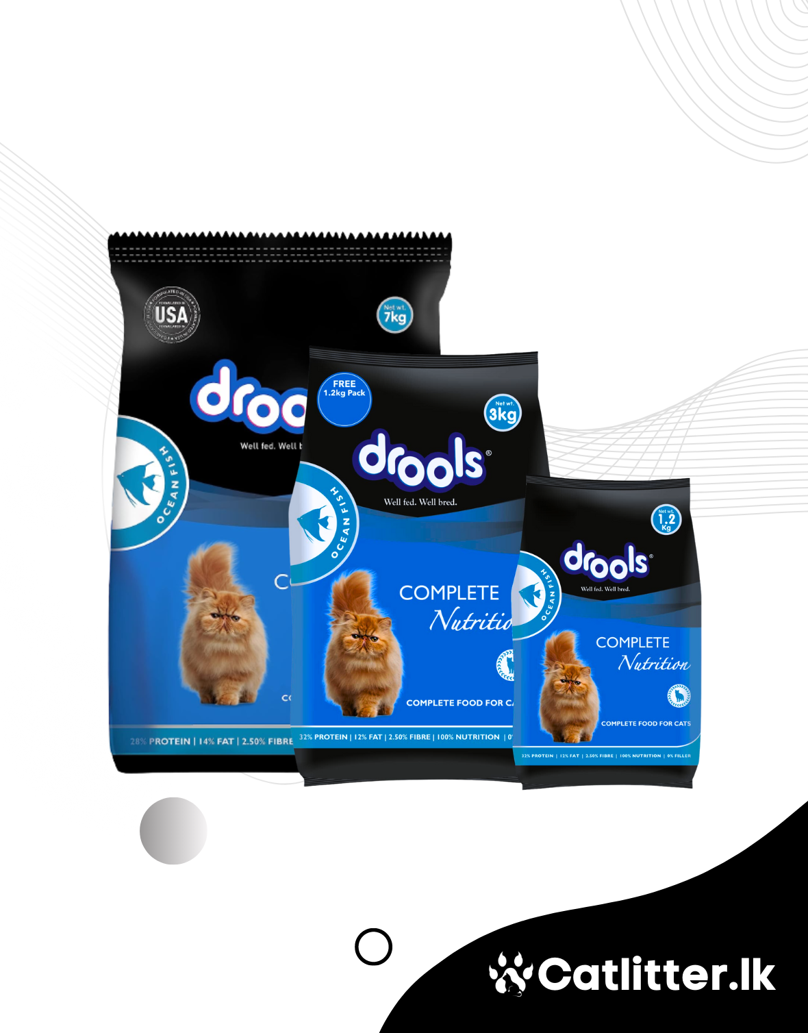 Drools Cat Food Ocean Fish (Adult)