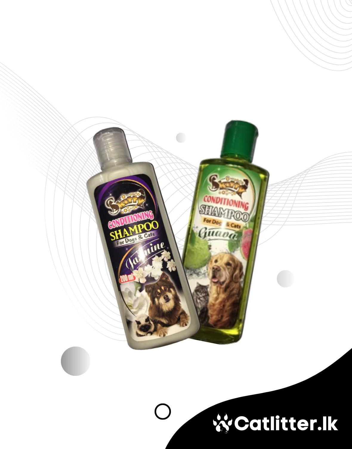 Cute Pet Conditioning Shampoo for Cats & Dogs 200ml