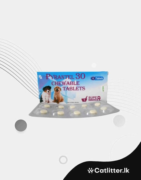 Pyrantel 30 Chewable Tablets 10 Tablets