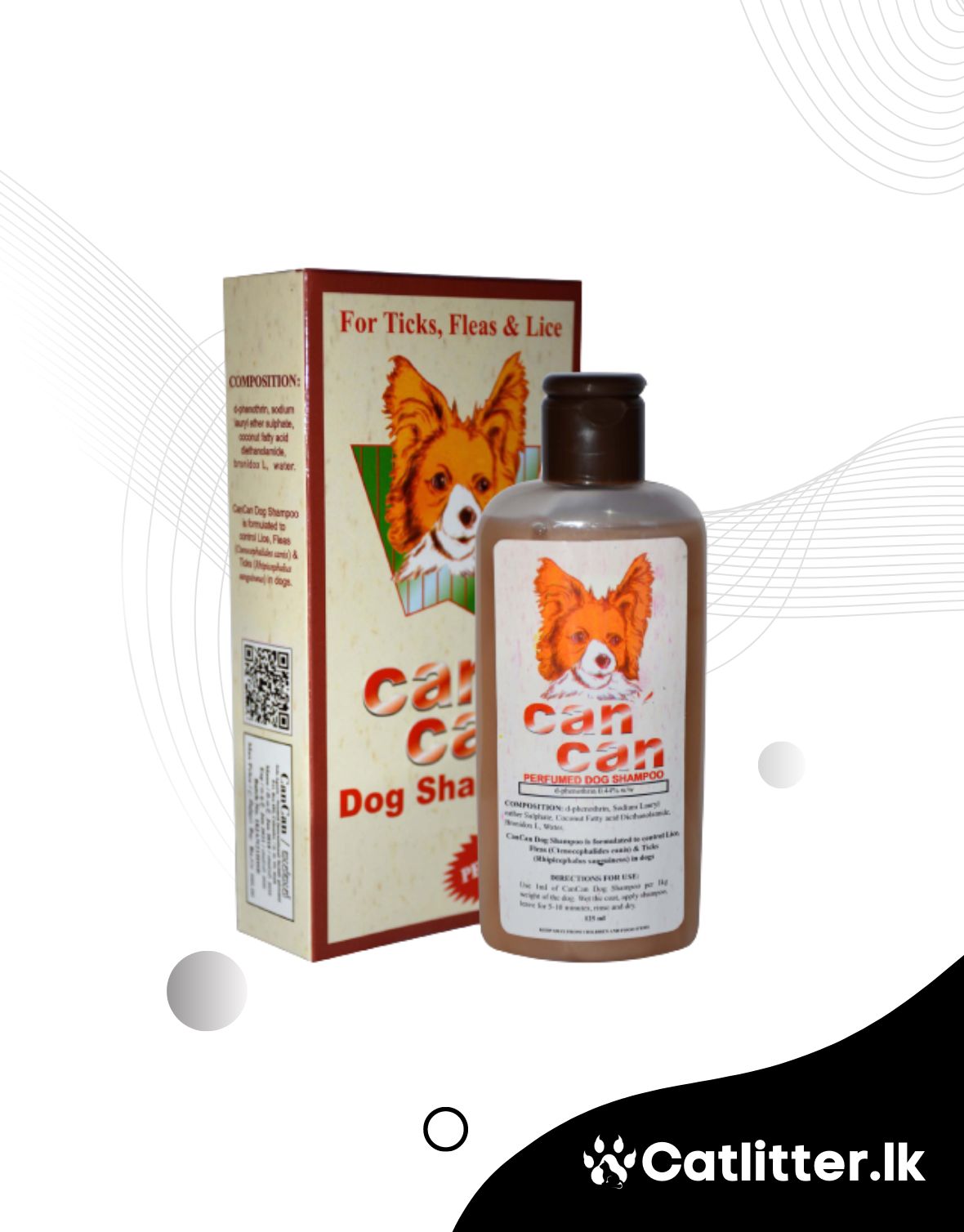 CAN CAN Dog Shampoo (Perfumed) 125mL