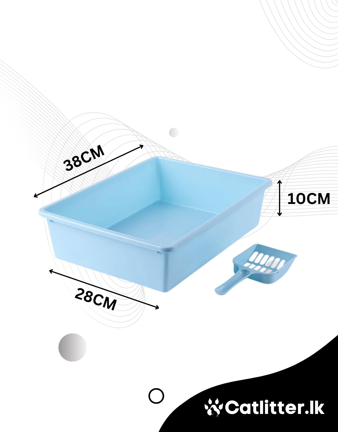 Classic Cat Litter Tray Small With Scoop