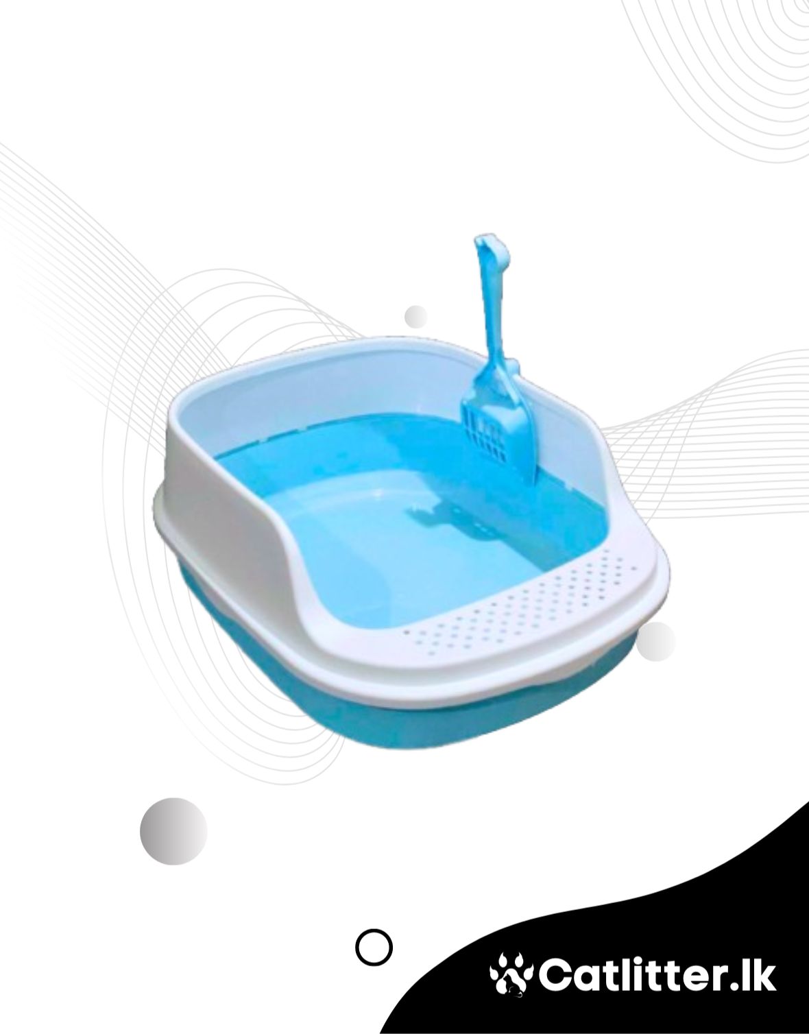 Cat Litter Tray Side Cover Small Random Color