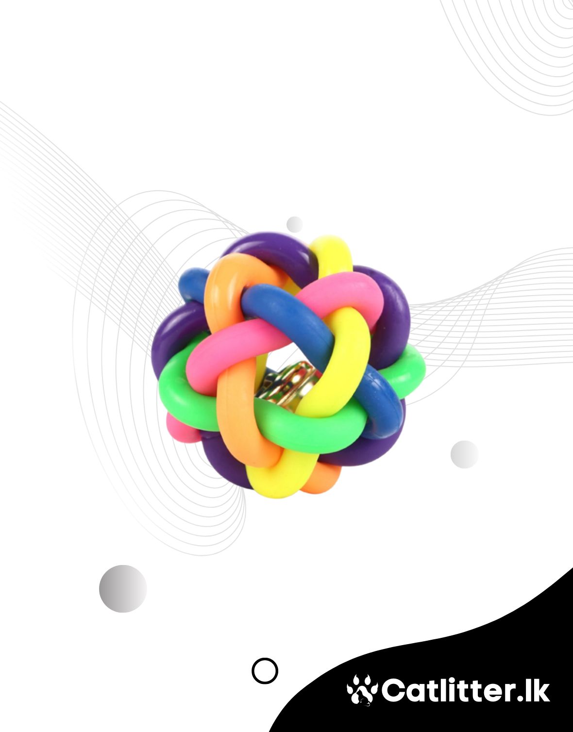 Rubber Bell Ball Toy