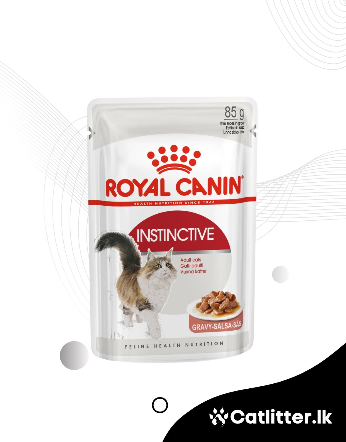 Royal Canin Instinctive Gravy Wet Food Pouch for Cats 85g