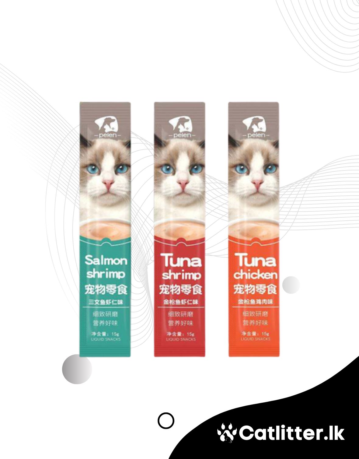 Pelen Creamy Cat Snack Wet Treats 15g