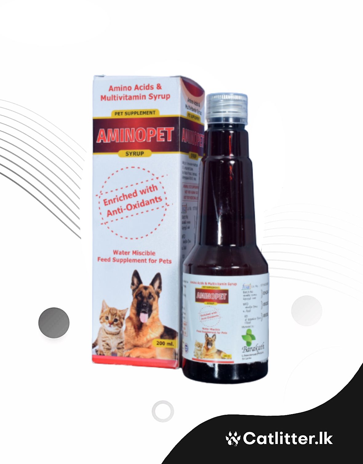 Aminopet Supplement Syrup for cat & dog 200mL