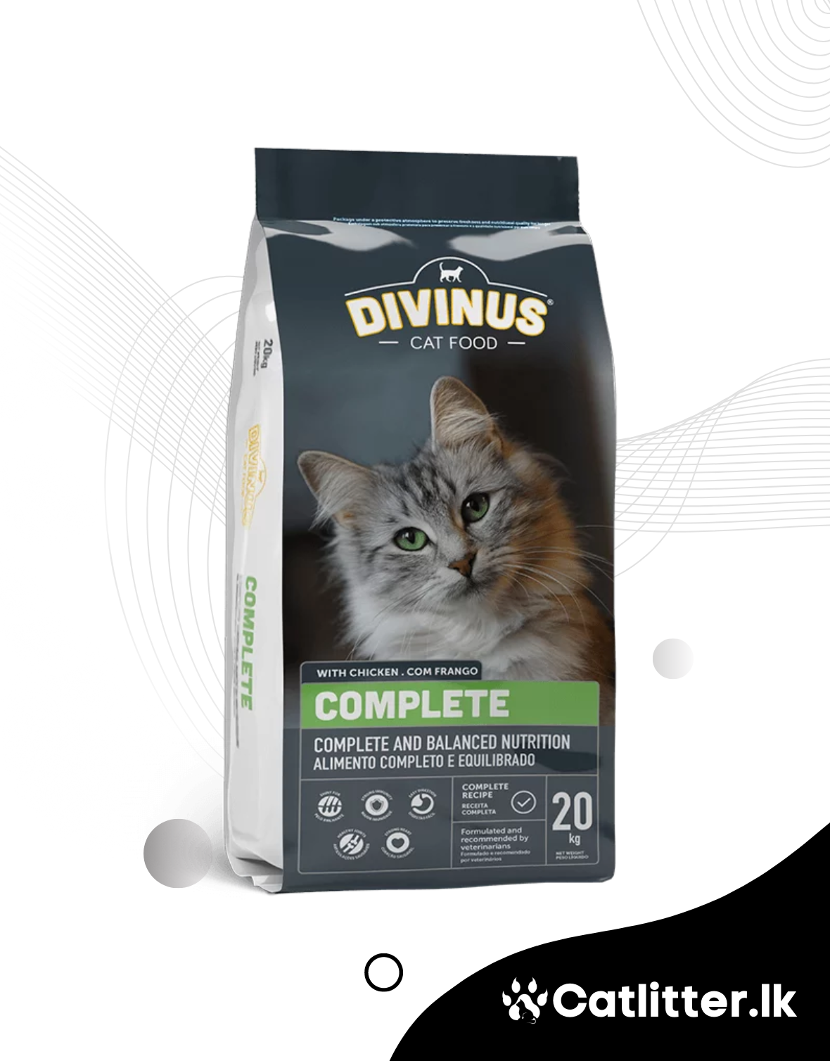 Divinus Complete Cat Dry Food 20kg