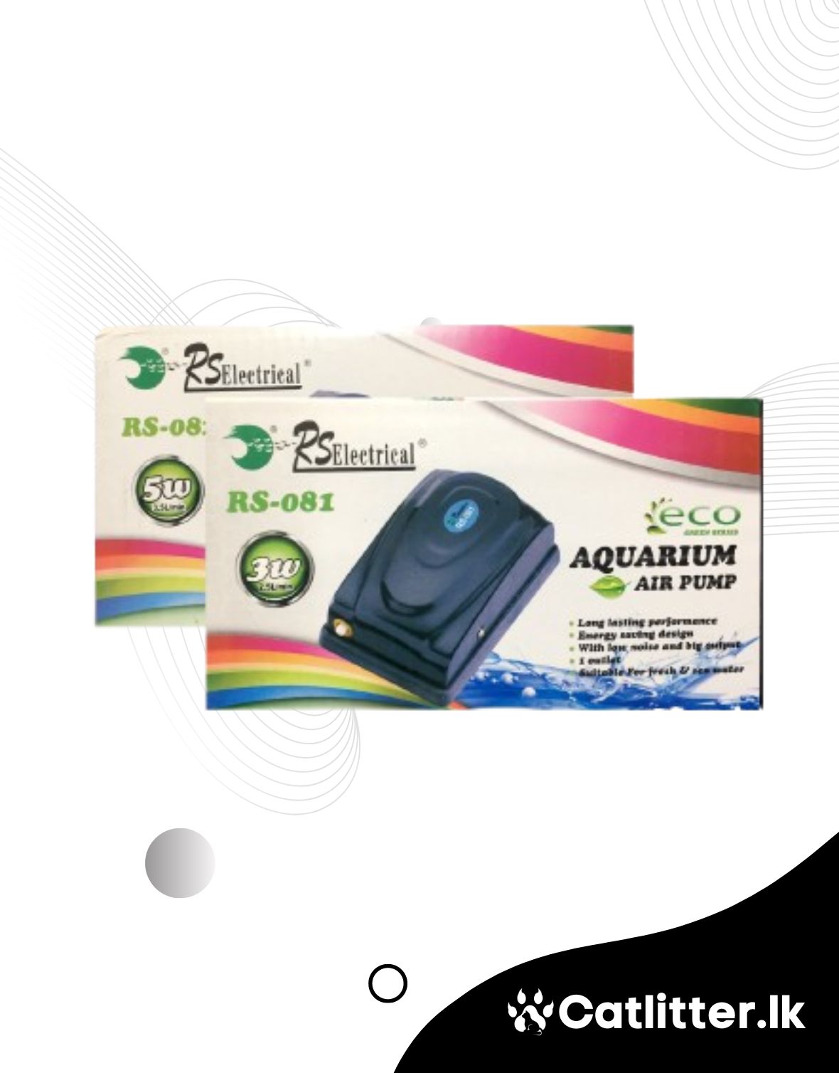 Aquarium Air Pump (1 Outlet) 3W