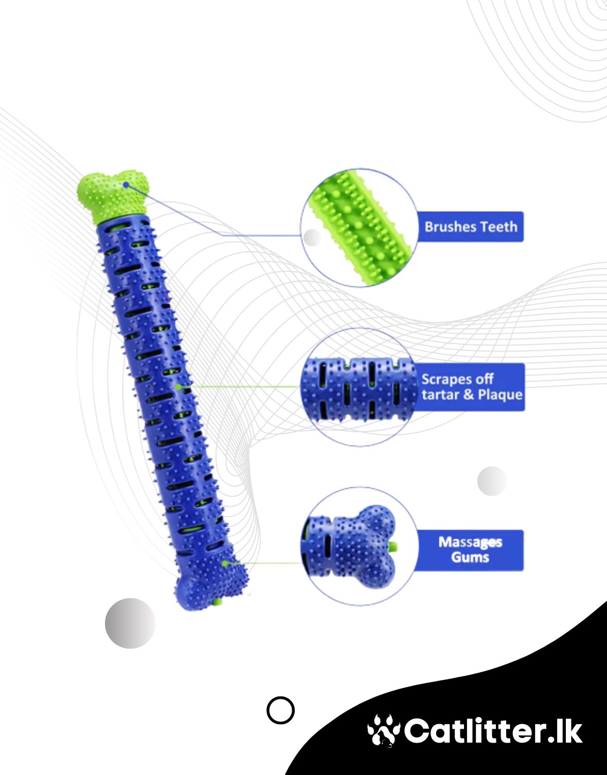 BulbHead Chewbrush Toothbrush Toy for Dog