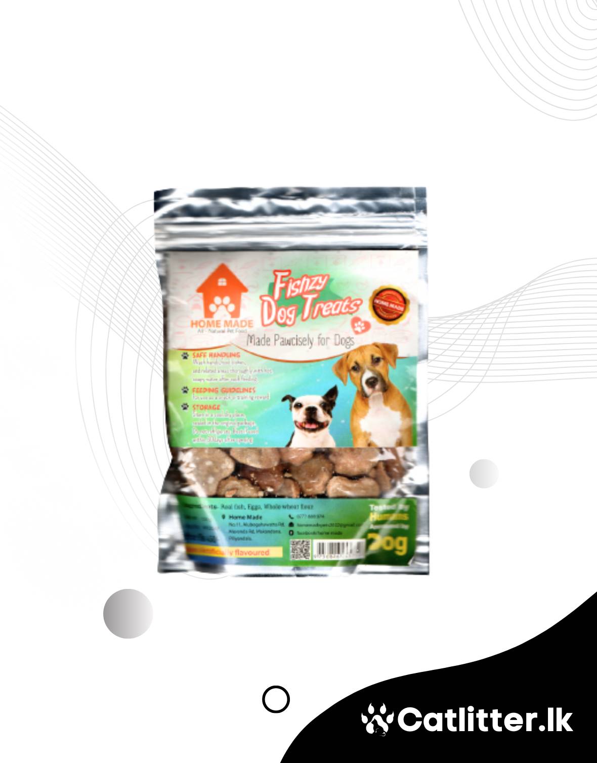 Homemade Fishzy Dog Treats 100g