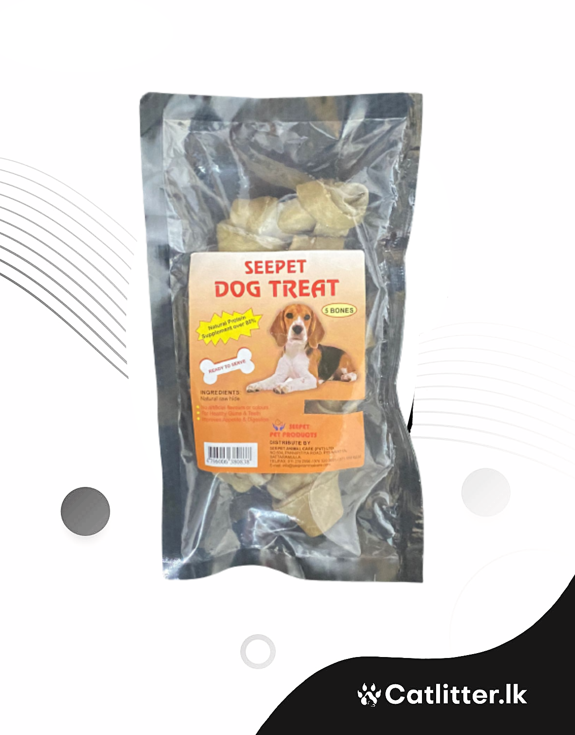 Seepet Dog Treats (5 Bones)
