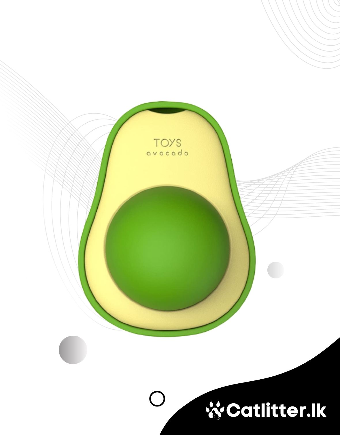 Avocado Catnip Wall Ball Cat Toy