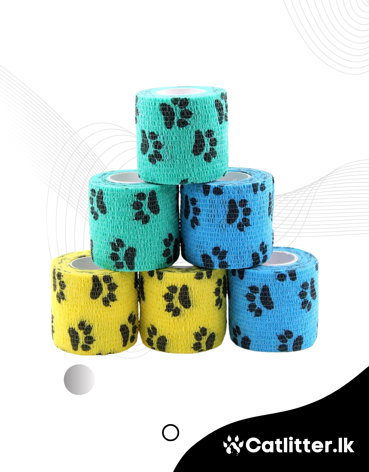 Vet Wrap Cohesive Bandages for Cats & Dog