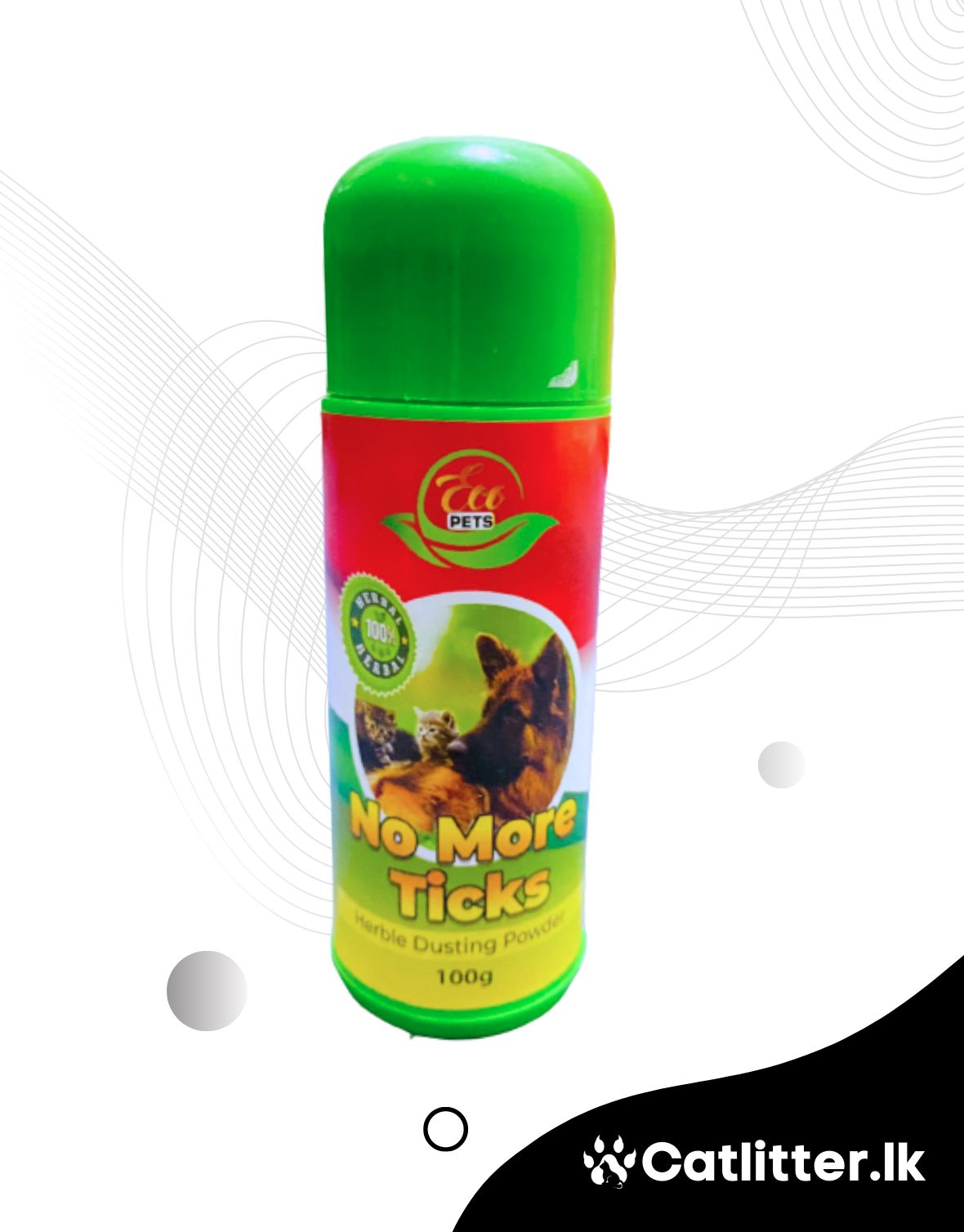 Eco Pets Eco No More Ticks 100g