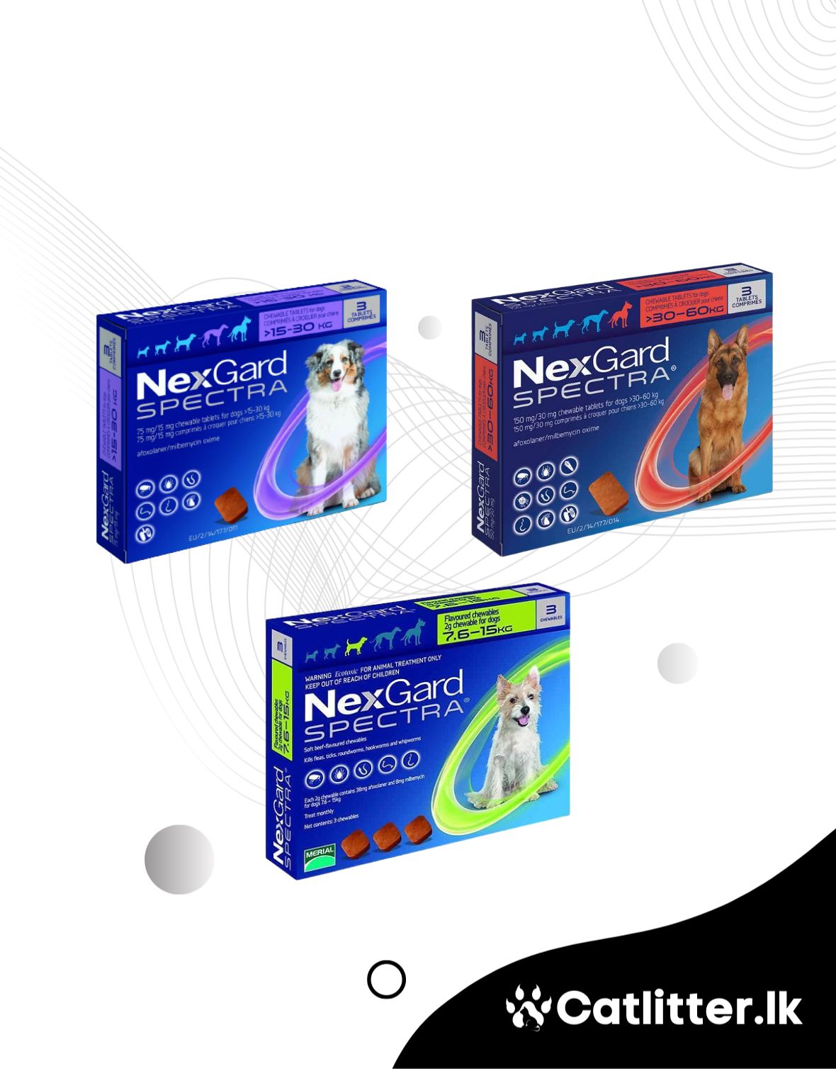 Nexgard SPECTRA Chews for Dogs