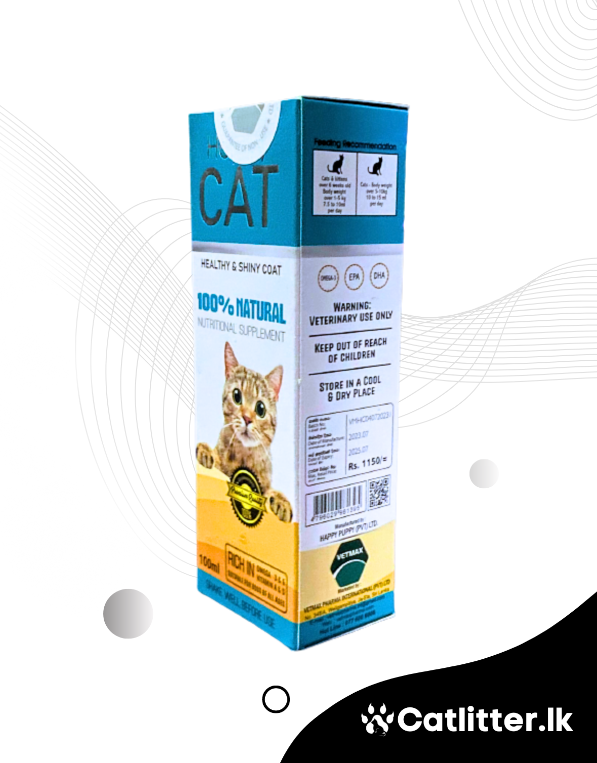 Salmon Fish Oil (Omega 3-6) for Cats