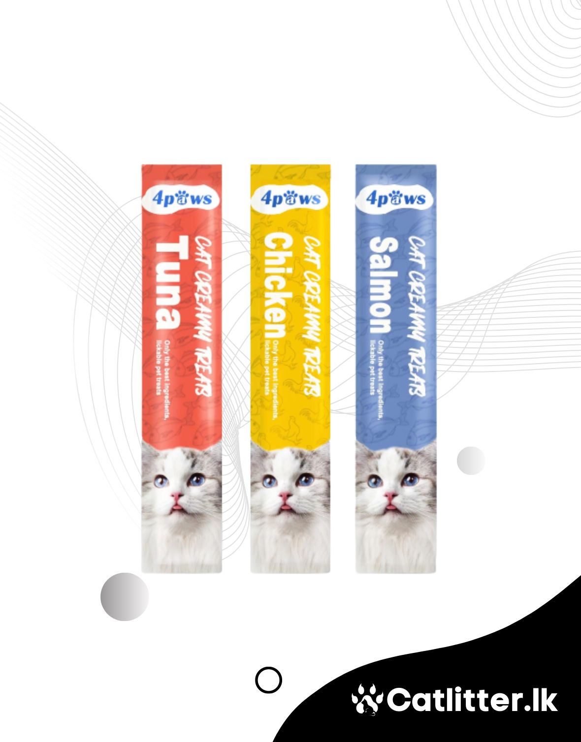 4Paws Tasty Cat Creamy Treats (15g)