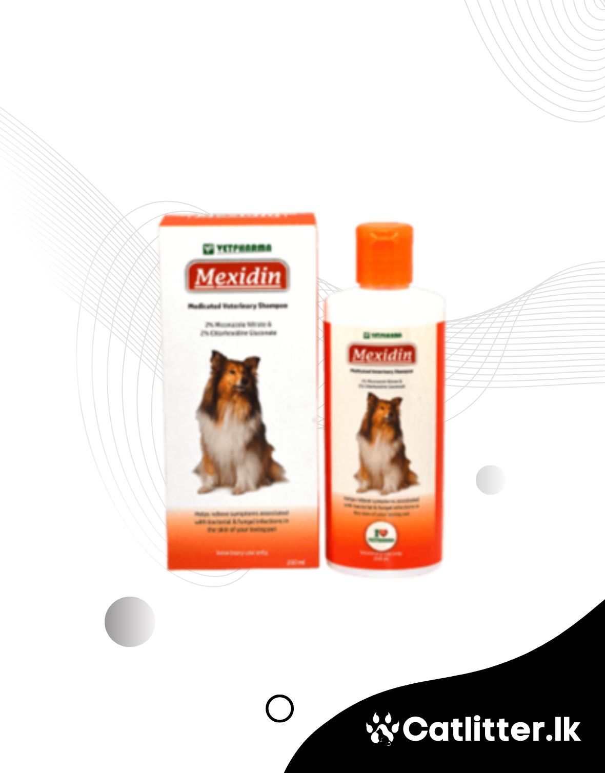 Vetpharma Mexidin Medicated Veterinary Shampoo
