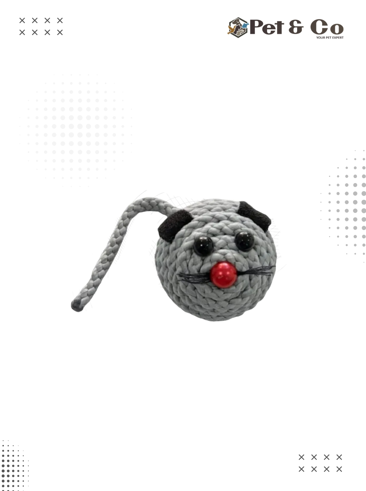 Cotton Rope Mouse Toy