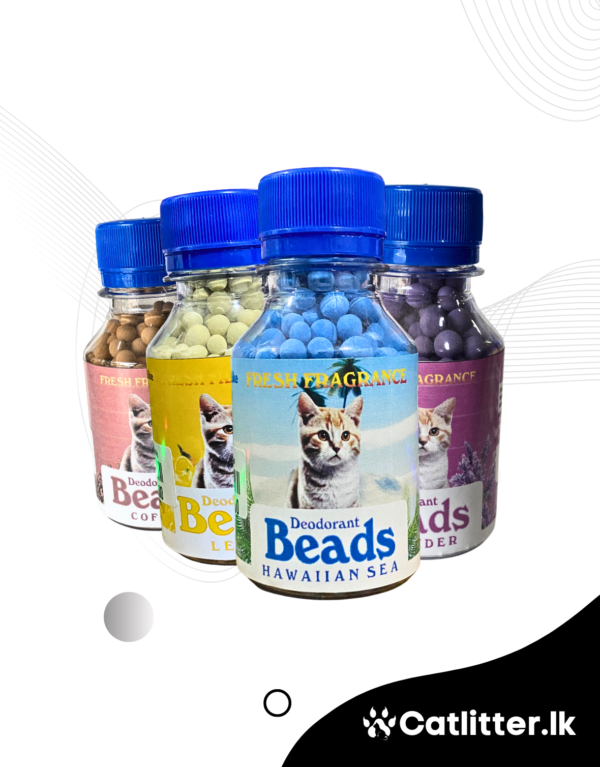 Cat-Litter Deodorant Scent Beads (90g)
