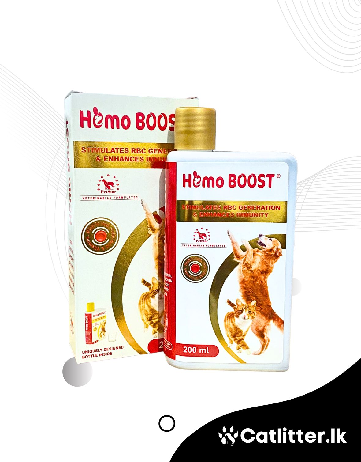 Hemo Boost Iron And Folic Acid for Cats & Dog