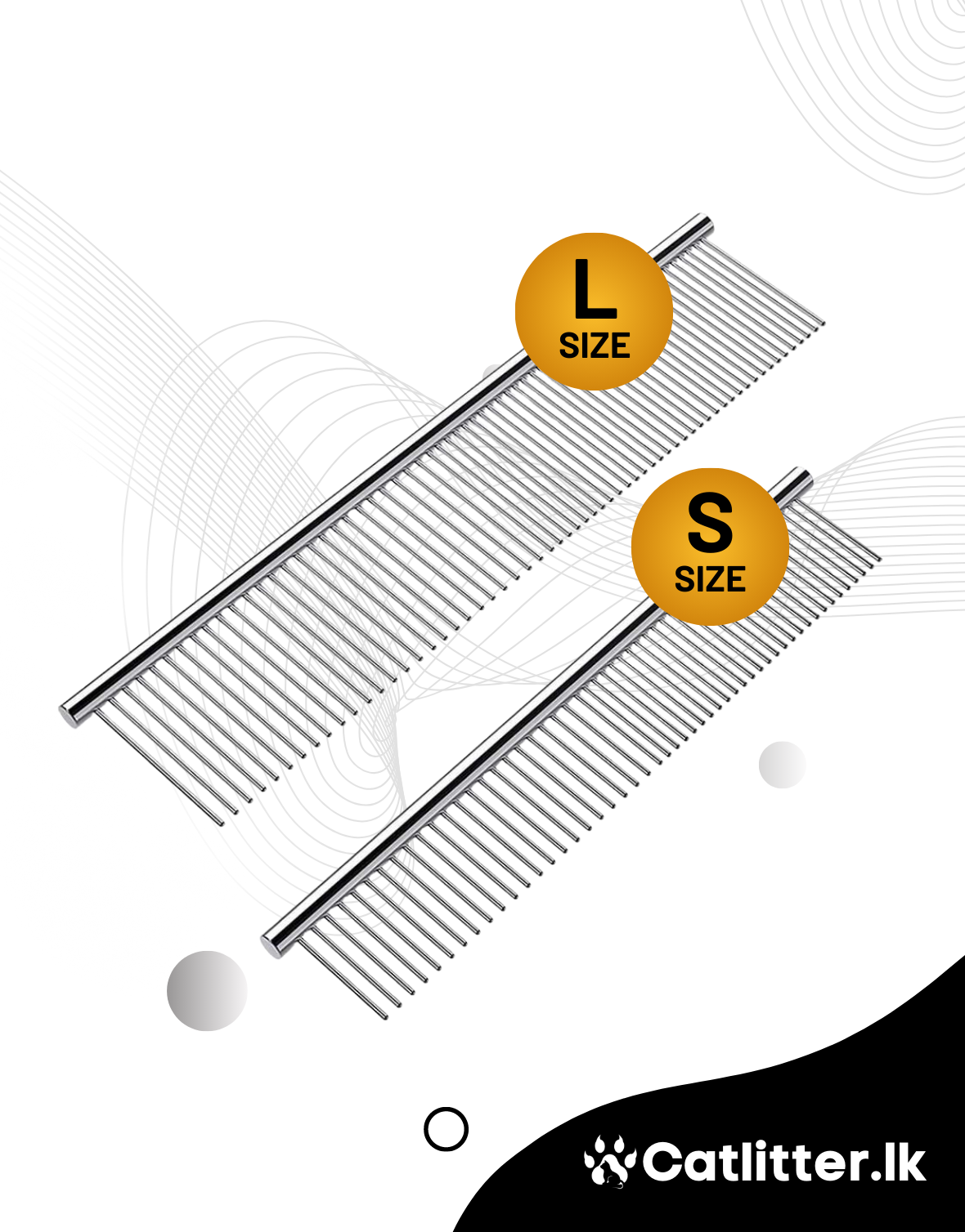 Professional Stainless-Steel Comb for Cat &  Dog