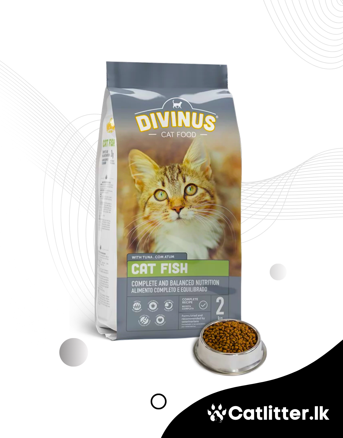 Divinus Catfish Tuna Flavoured Dry Food (2Kg)