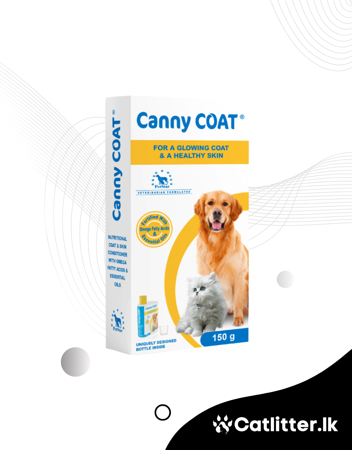 Canny Coat Vitamin Syrup for Cats & Dogs (150g)
