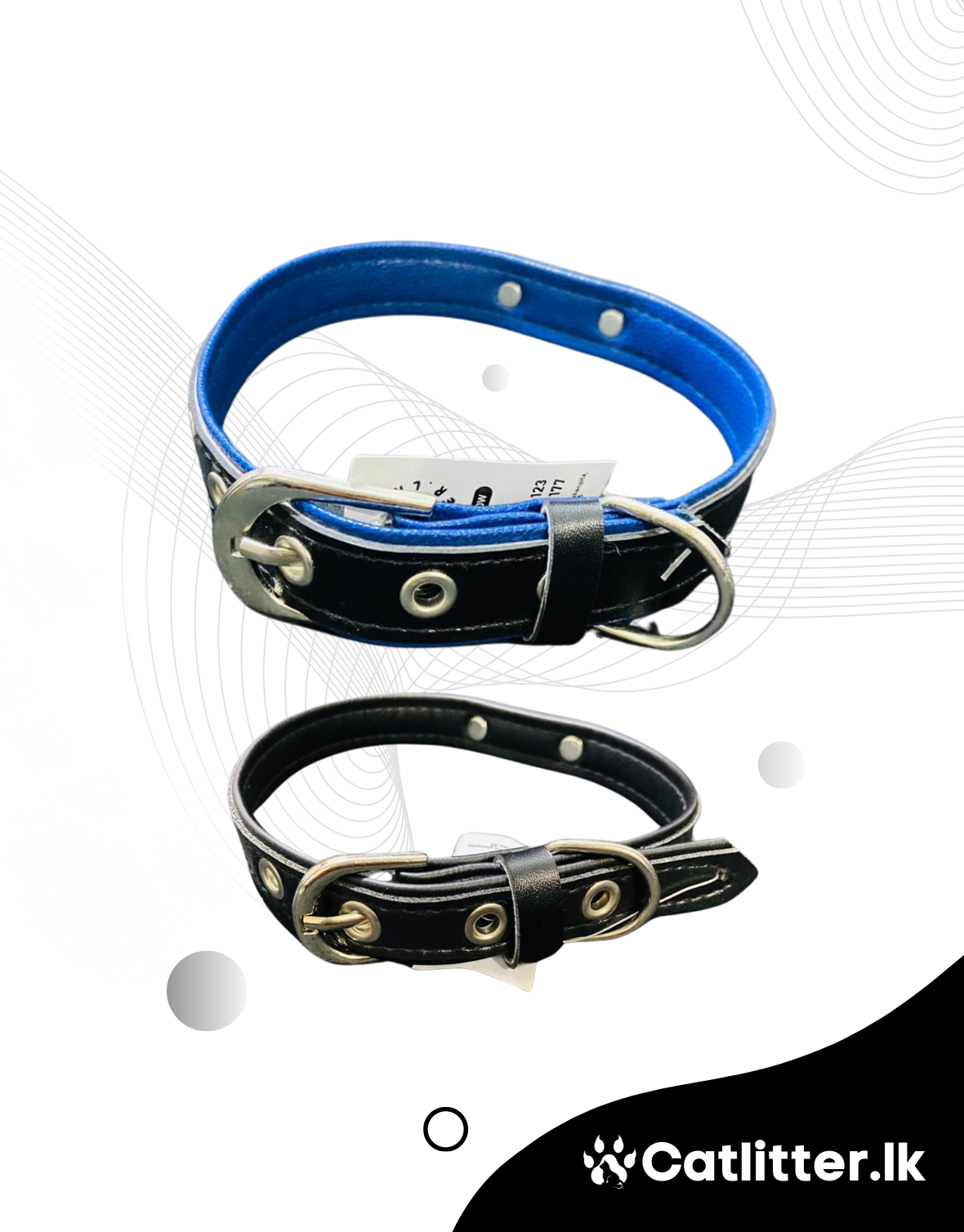 Pure Leather Dog Large Coller for Dogs & Puppies (Adjustable)