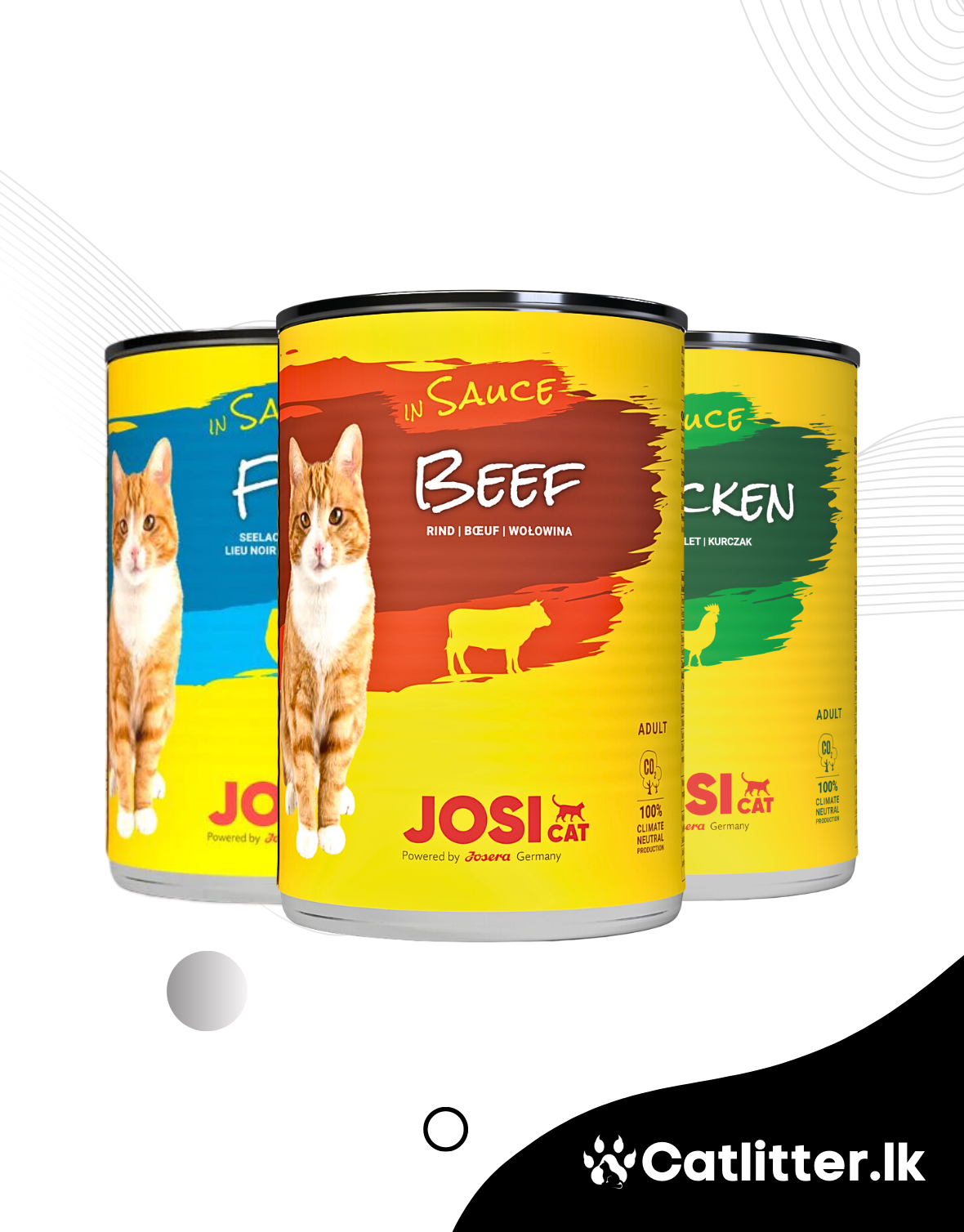 JOSI Cat Sauce Wet Food Tin 415g