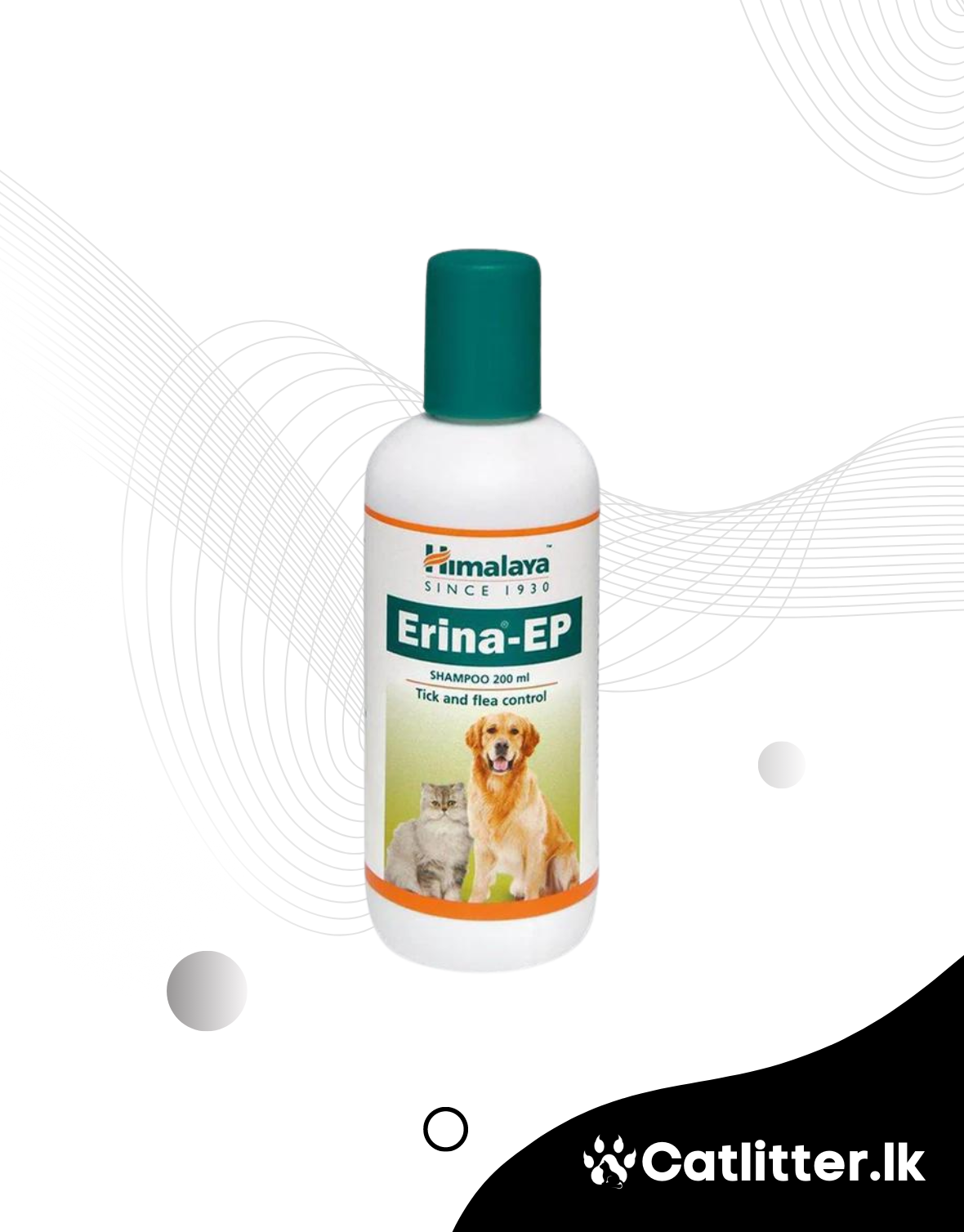Himalaya Erina EP Tick & Flea Dog Shampoo - 200 ml