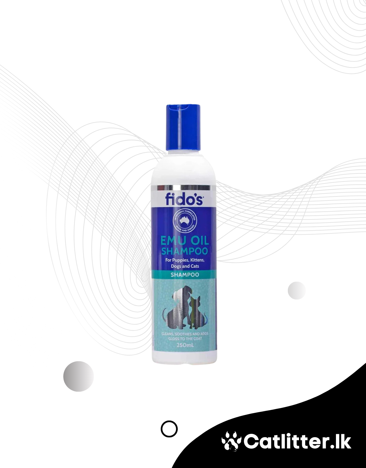 Fidos Emu Oil Shampoo for Cats & Dogs 250ml