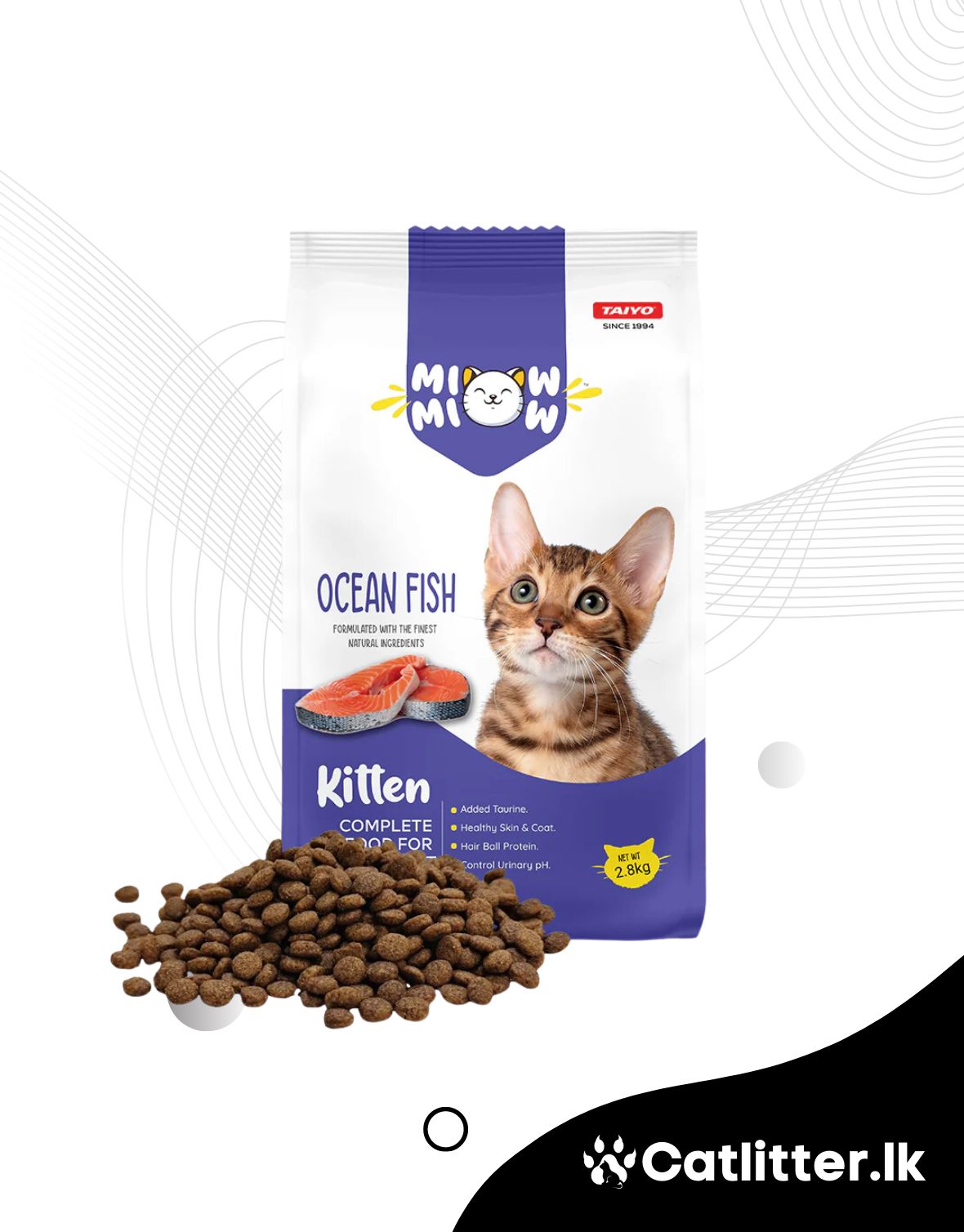 Miow Miow – Kitten Cat Food Ocean Fish Flavor