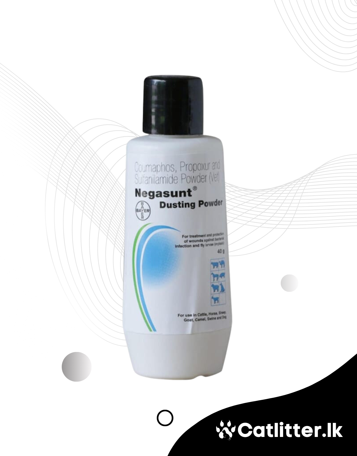 Negasunt Dusting Powder for pets 40g